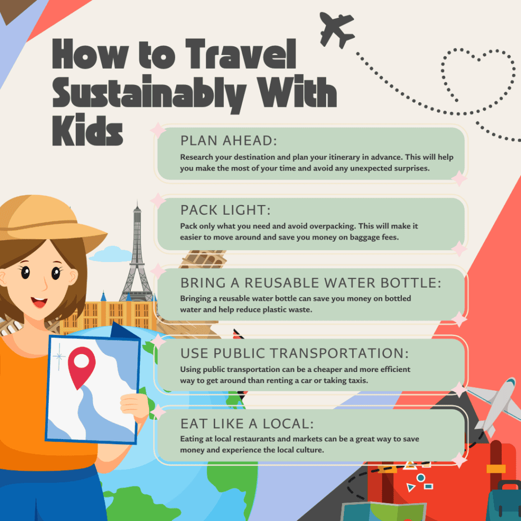 How to Travel Sustainably With Kids